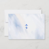 Wasser aus den Quellen der Erlösung orthodoxe Tauf Dankeskarte (Rückseite)