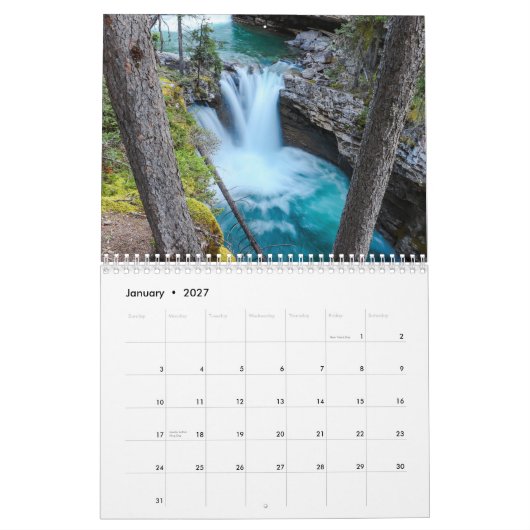 Wasser aus der ganzen Welt Kalender (Jan 2027)