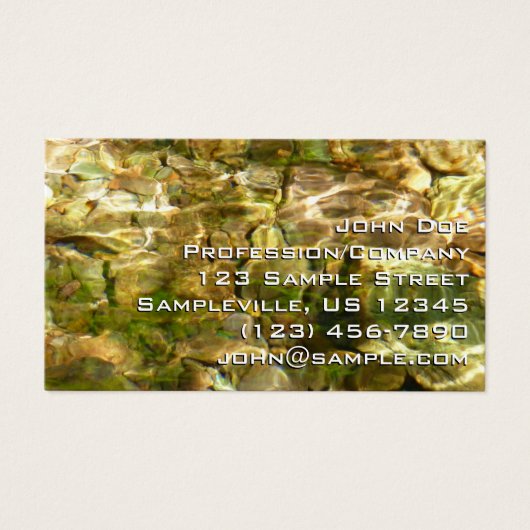 Wasser aus heißer Quellen, grüne Gold (Vorderseite)