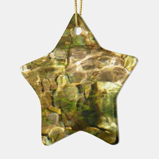 Wasser aus heißer Quellen, grüne Gold Keramikornament (Links)