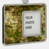 Wasser aus heißer Quellen, grüne Gold Rahmen-Ornament Silber (Rechts)