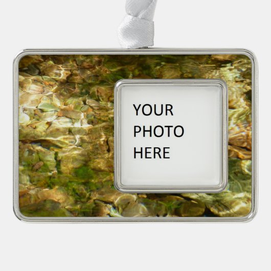 Wasser aus heißer Quellen, grüne Gold Rahmen-Ornament Silber (Vorderseite)