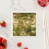 Wasser aus heißer Quellen, grüne Gold Serviette (Beispiel)