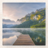 Wasser | Azuralsee, Österreich Glasuntersetzer (Vorderseite)
