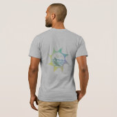 Wasser Baby Sun Surfer erschüttert T-Shirt (Schwarz voll)