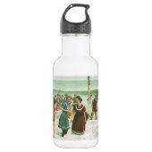 Wasser Baby Vintag Bathers Wasserflasche (Vorderseite)