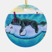 Wasser Babys Keramik Ornament (Vorne)