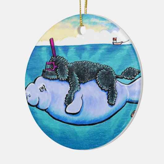 Wasser Babys Keramik Ornament (Links)