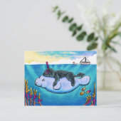 Wasser Babys Postkarte (Stehend Vorderseite)