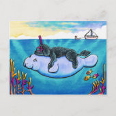 Wasser Babys Postkarte (Vorderseite)