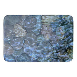 Wasser, Bach, Dampf, Unterwassersteine Badematte