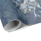 Wasser, Bach, Dampf, Unterwassersteine Geschenkpapier (Rolleneckpunkt)