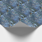Wasser, Bach, Dampf, Unterwassersteine Geschenkpapier (Ecke)