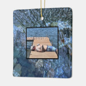 Wasser, Bach, Dampf, Unterwassersteine Keramikornament (Links)