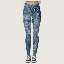 Wasser, Bach, Dampf, Unterwassersteine Leggings