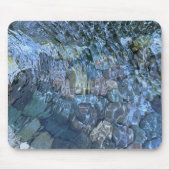 Wasser, Bach, Dampf, Unterwassersteine Mousepad (Vorne)