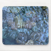 Wasser, Bach, Dampf, Unterwassersteine Mousepad (Vorne)