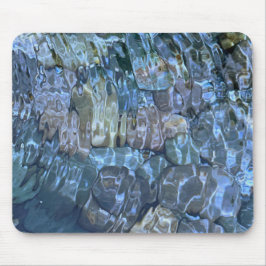 Wasser, Bach, Dampf, Unterwassersteine Mousepad