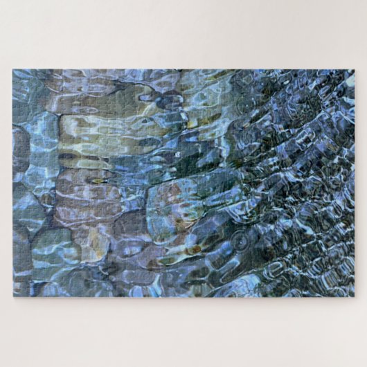 Wasser, Bach, Dampf, Unterwassersteine Puzzle (Horizontal)