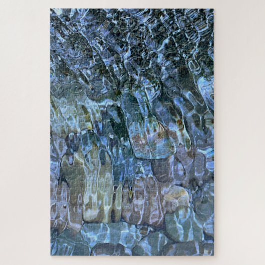 Wasser, Bach, Dampf, Unterwassersteine Puzzle (Vertikal)