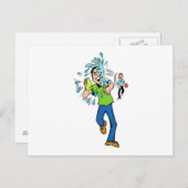 Wasser-Ballon-Kampf Postkarte (Vorne/Hinten)