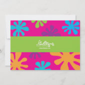 Wasser-Ballon-Party Einladung (Rückseite)