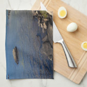 Wasser | Banner Peak Thousand Island Lake Geschirrtuch (Viertel Falte)