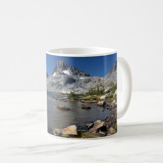 Wasser | Banner Peak Thousand Island Lake Kaffeetasse (VorderseiteRechts)