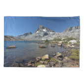 Wasser | Banner Peak Thousand Island Lake Kissenbezug (Rückseite)