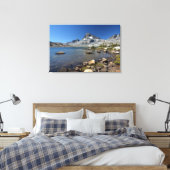 Wasser | Banner Peak Thousand Island Lake Leinwanddruck (Insitu (Schlafzimmer))