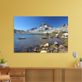 Wasser | Banner Peak Thousand Island Lake Leinwanddruck (Insitu (Wohnzimmer))