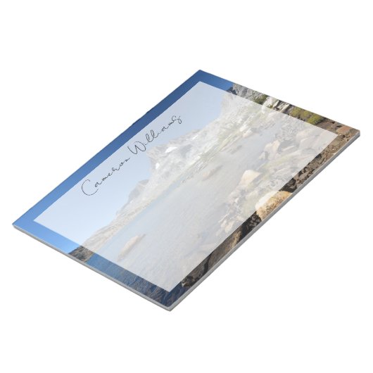 Wasser | Banner Peak Thousand Island Lake Notizblock (angewinkelt)