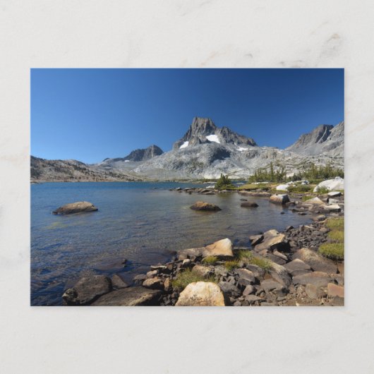 Wasser | Banner Peak Thousand Island Lake Postkarte (Vorderseite)