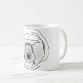 Wasser-Bärn-Tardigrade Gesicht Kaffeetasse (VorderseiteRechts)