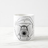 Wasser-Bärn-Tardigrade Gesicht Kaffeetasse (Mittel)
