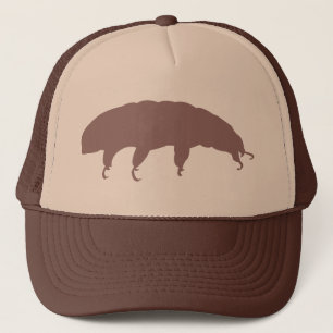 Wasser-Bärn-Tardigrade Silhouette-niedliches Truckerkappe