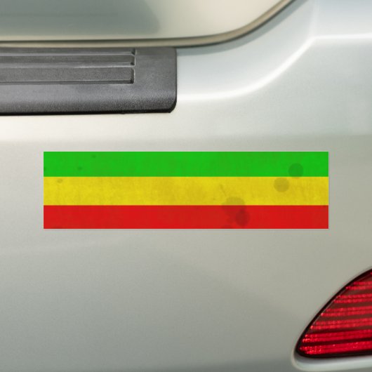 Wasser befleckte Rasta Streifen Autoaufkleber (Auf Auto)