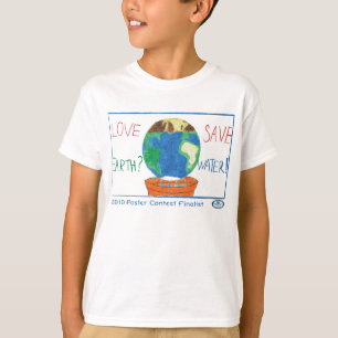 Wasser-Bewusstseins-Plakat-Wettbewerb T-Shirt