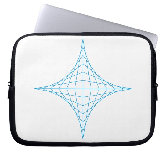 Wasser (blau) laptopschutzhülle (Vorderseite)