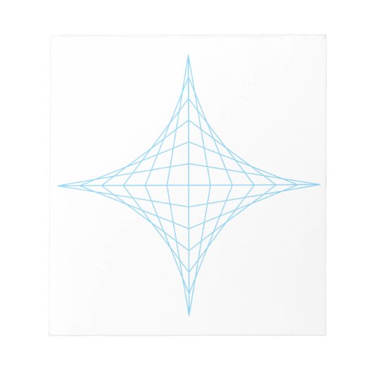 Wasser (blau) notizblock (Vorderseite)