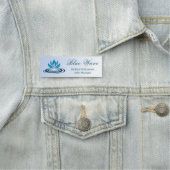 Wasser - Blaues Geschäft Namensschild (Beispiel)