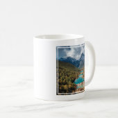 Wasser | Blue Moon Lake, China Kaffeetasse (VorderseiteRechts)