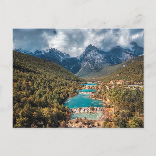 Wasser | Blue Moon Lake, China Postkarte (Vorderseite)