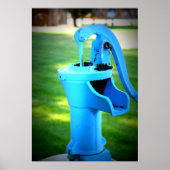 Wasser-Brunnen-Poster Poster (Vorne)