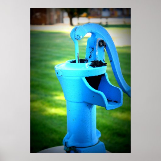 Wasser-Brunnen-Poster Poster (Vorne)