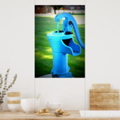 Wasser-Brunnen-Poster Poster (Küche)