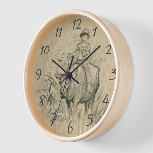 Wasser Buffalo Chinesisches Kind Ox Jahr Geburtsta Uhr (Winkel)