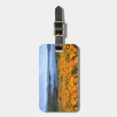 Wasser | California Lake with Golden Poppies Gepäckanhänger (Vorderseite vertikal)