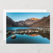 Wasser | Convict Lake Sierra Nevada Dankeskarte (Vorne/Hinten)