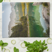 Wasser | Dachstein Mountain Lake Deutschland Geschirrtuch (Gefaltet)